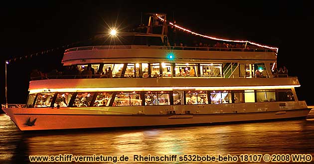 Silvester Bonn am Rhein, Silvesterparty auf einem Eventschiff und Silvesterfeuerwerk