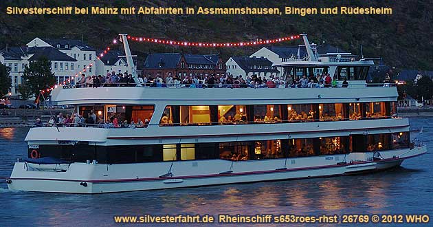 Silvesterfahrt mit Silvesterfeier bei Mainz am Rhein